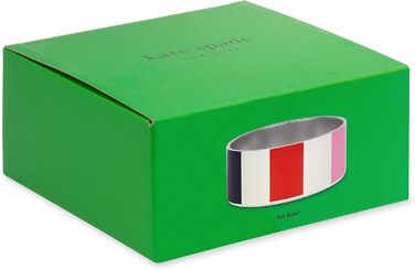 Миска для собак kate spade new york Adventure Stripe, нержавіюча сталь, нековзка, для корму і води, 453 г
