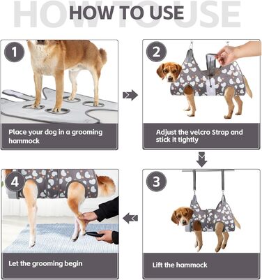 Нашийник для собак та котів, гамак для грумінгу, розмір XL