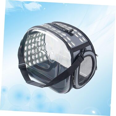 JOINPAYA Транспортувальна сумка для тварин великого розміру 42x28x32см, з крізьою поверхнею та регульованими ременями для котів та собак