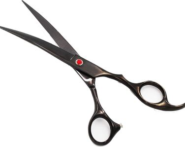 Набір професійних ножиць для грумінгу собак 6CR Edelstahl, комплект для догляду за тваринами: прямі, тонкі та вигнуті ножиці, гребінець для собак та котів