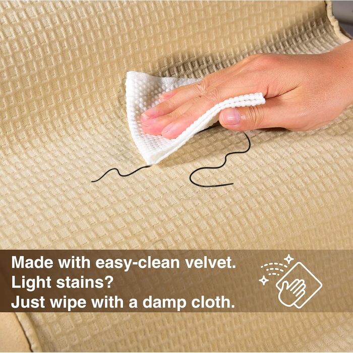 Сходинки для собак маленьких порід, 4-ступеневі сходи для ліжка, дивану, крісла, з м'якою підкладкою, антиковзні, збалансовані, для дому, Бежевий