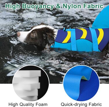 Жилет для собак Shark Fin від Fragralley: безпечне плавання та водні розваги