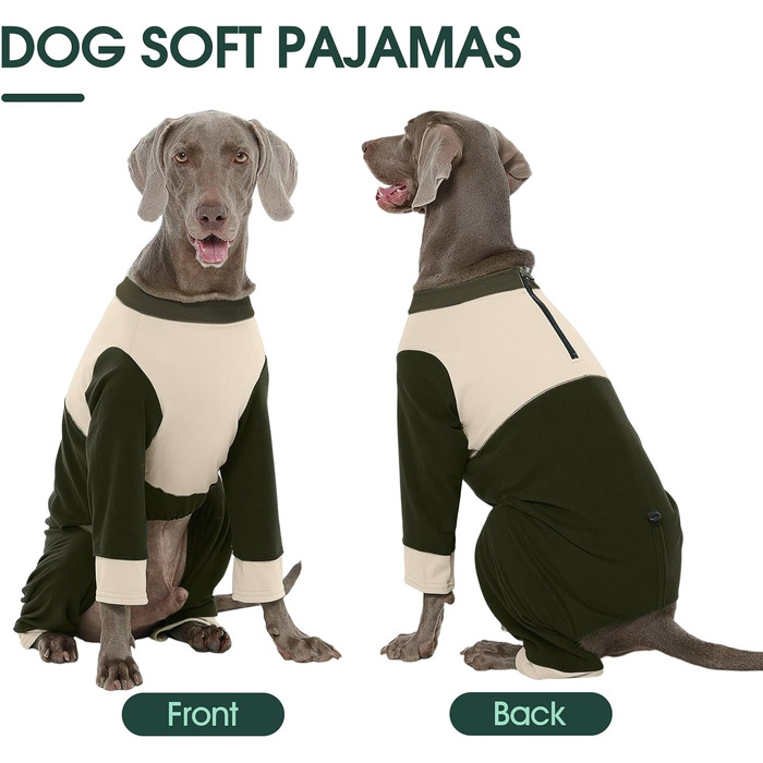 Теплий флісовий костюм для собак Kuoser, зимовий одяг для маленьких собак, зелений, розмір S