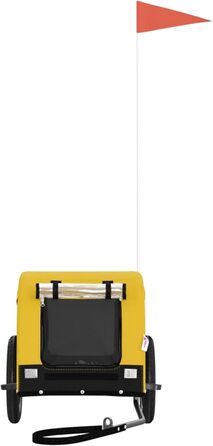 Причіп для собак Oxford Gewebe, жовто-чорний, 124x53x53 см, до 30 кг, Model 93994