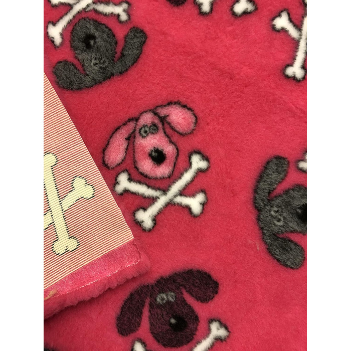 Лежанка для собак Elropet Premium 30mm: неслизька, для маленьких та великих собак, розміри S (80x50 см), колір рожевий (Vet Bed)