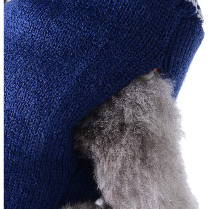 Пуловер для собак на Новий Рік, костюм для домашніх тварин, теплий зимовий пуловер, в'язана одяг для собак, котів та цуценят, XL, Marinefuchs (Морський лис)