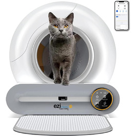 Автоматичний туалет для котів EZICLEAN CATBOT K8i з самоочищенням та Wi-Fi