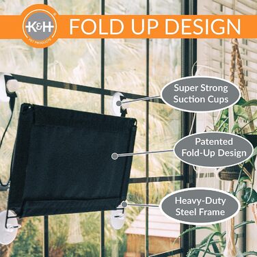 Кіттон - лежанка для котів на підвіконник, двоярусна, K&H Pet Products