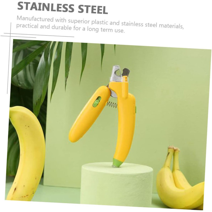 Набір для стрижки кігтів для собак та котів Supvox (набір 3 шт.) - професійний інструмент для догляду за тваринами, нержавіюча сталь, жовтий