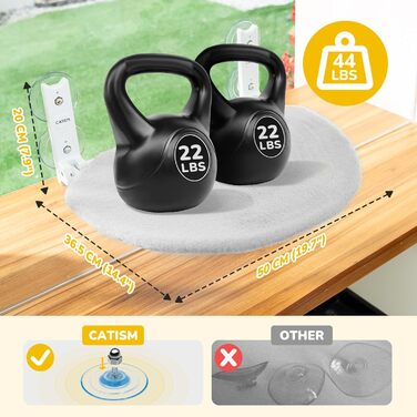 Гамак для котів CATISM на вікно, 50x36.5x20 см, сірий, з присосками