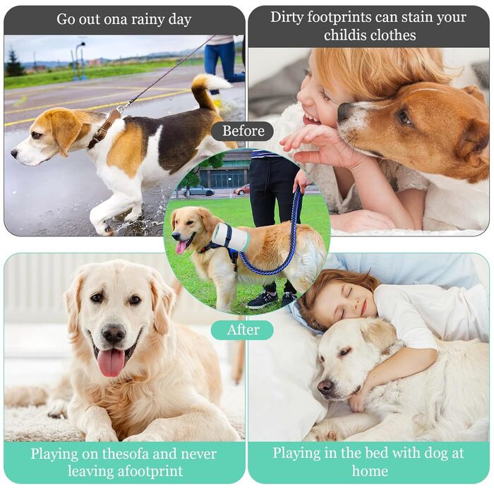 Лявочка для миття лап собак, очищувач лап для собак, видаляє бруд і сміття з лап, м'який очищувач для лап собак великих і малих порід, щітка для очищення лап собак 14,9 * 9,6 см, очищувач лап для собак