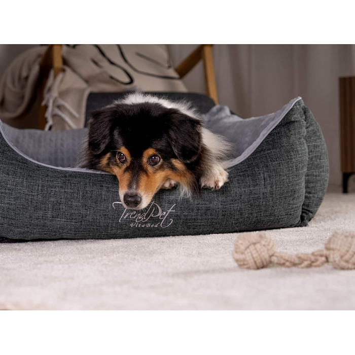 TrendPet VitaBed - ортопедичне собаче ліжко преміум-класу з матрацом з Memory Foam 5 см (100x90 см)