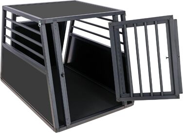 Kerbl Pet Транспортна переноска для собак Vacation, алюміній, 77x55x50 см, з антиковзним килимком, легке очищення