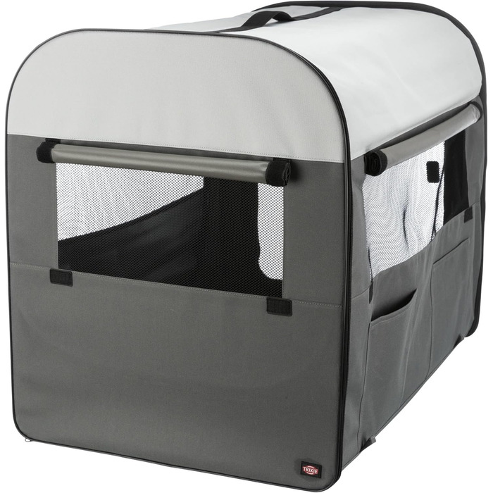 Мобільний переносний вольєр Trixie 39704, середній, 55×65×80 см, сірий