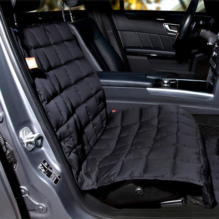 Авточохол на сидіння пасажира Doctor Bark - захисна кришка для всіх авто/SUV (Чорний)