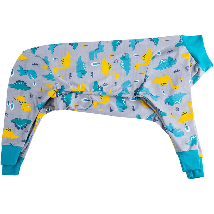 Комбінезон для собак Yeapeeto 2XL, динозавр: для відпочинку, післяопераційний, від випадання шерсті, від алергії, захист від витікання, альтернатива конусу