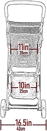 Візок для тварин Pet Gear Happy Trails Lite: для котів та собак, легкий, складаний, з підкладкою та безпечним ремінцем