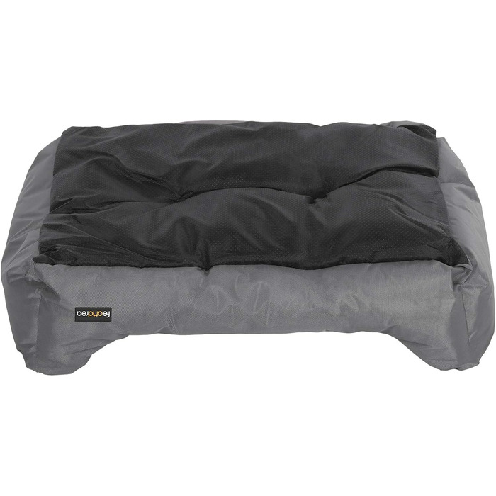 Ліжко для собак Feandrea XXL, сіре, 100x70x28 см, ортопедичне, знімний чохол, нековзке, для спальні та вітальні