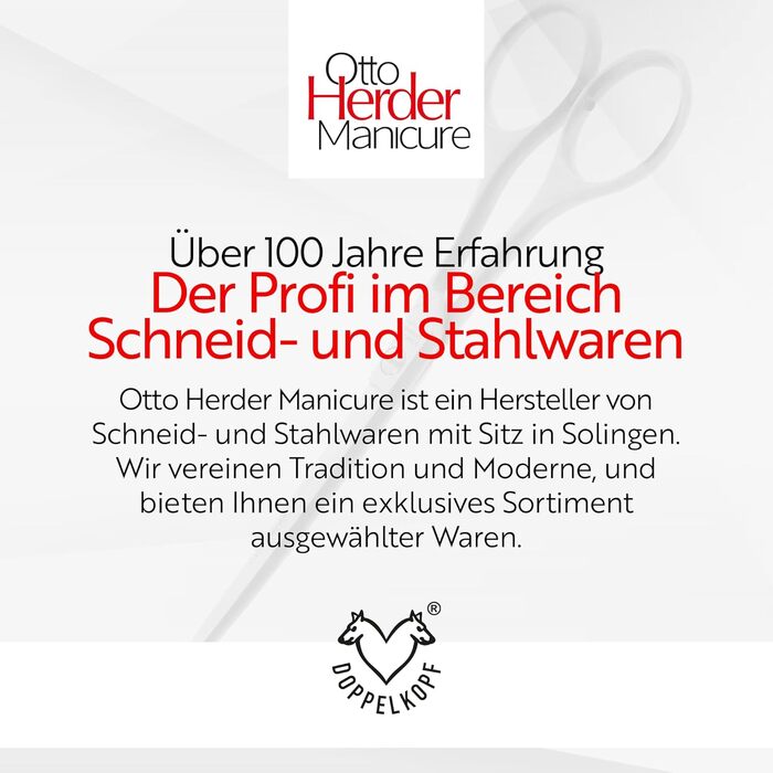 Ножиці для грумінгу собак Otto Herder, 16,5 см, професійні, нержавіюча сталь, з мікрозубцями