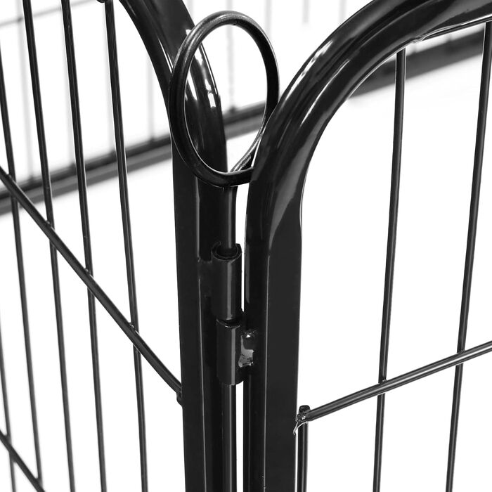 Вольєр для тварин Feandrea Freilaufgege, портативний, 122x80x70 см, чорний, PPK04BK