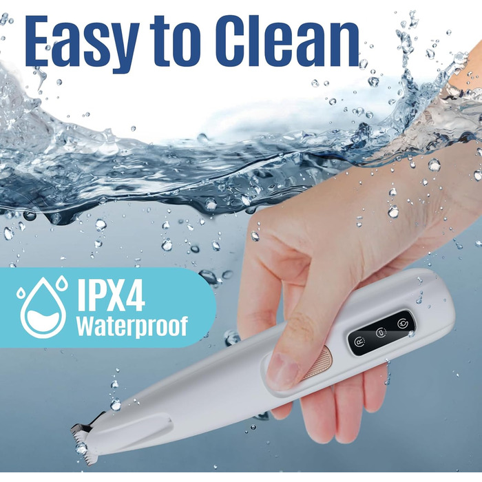 Пджодо Машинка для стрижки собак з бальзамом для подушечок лап, тиха машинка для стрижки шерсті собак, догляд за шерстю котів та собак, стрижка подушечок лап, очей, вух, обличчя, тулуба