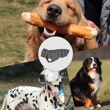 Водонепроникна куртка для собак на зиму - теплий захист від снігу та дощу | Аксесуари для собак, тепла зимова одіяння