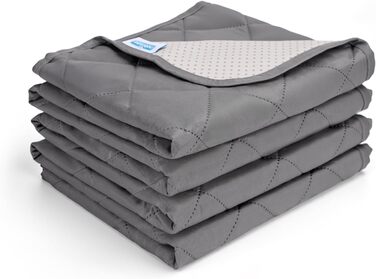 Водонепроникний коврик для собак Nobleza 208x157 см, захист дивану, неслизький, легко миється. Миючий коврик для собак, коврик для собак у дорогу, сірий