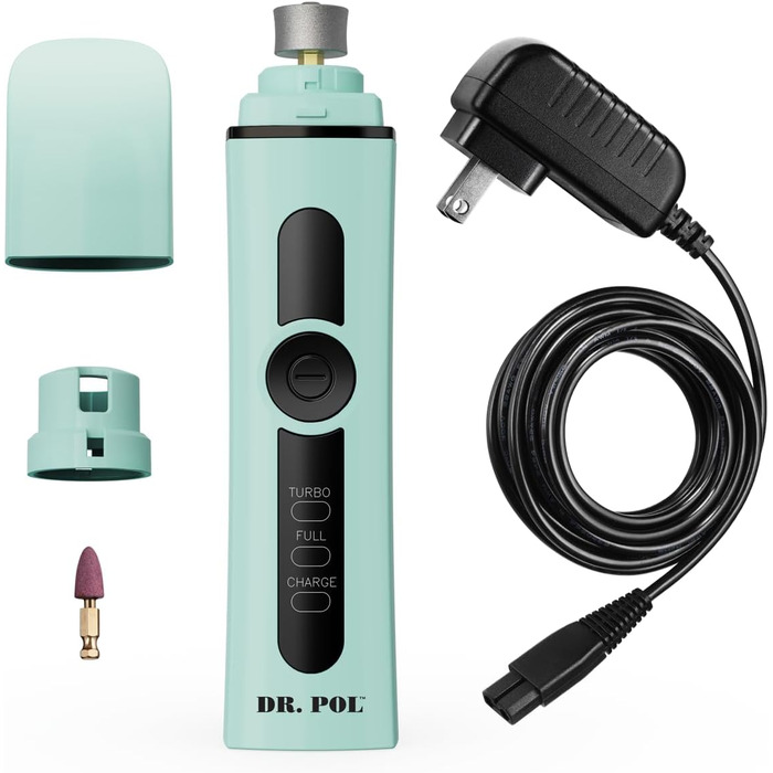 Andis Dr. Pol 561123: акумуляторний триммер для догляду за кігтями собак та котів, блакитний