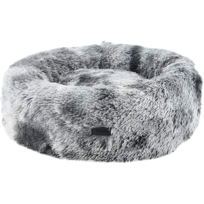 Кругле ліжко для котів Nobby CODA сірого кольору, діаметр 60 см, висота 23 см