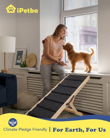 Рампа для собак та котів Hunderampe - складана, регульована, до 90 кг (внутрішнє використання до 35 кг)