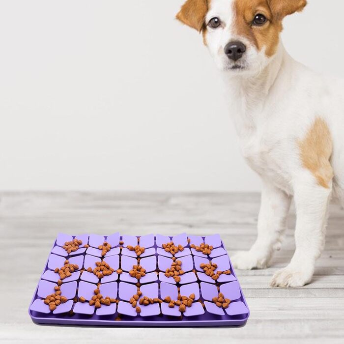 Силіконова килимок для собак з сильною фіксацією, для повільного годування, проти нудьги, підходить для собачого масла