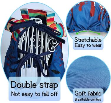 Костюм для собак NACOCO на Хелловін: стильний, для косплею, для святкування, для маленьких собак та котів (великий)