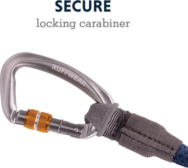Повідок для собак RUFFWEAR Knot-a-Leash, відбивний, мотузковий, з карабіном, 1,5 м, 7 мм, Blue Moon