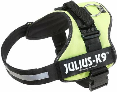 Шлея для собак Trixie Julius-K9 Power, розмір XL, неонова, чорна