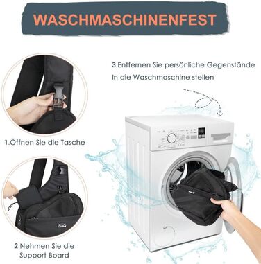 Сумка-переноска для собак Nasjac до 3 кг, з регульованим м'яким ременем, дихаючою сіткою, жорстким дном, шнурком та передньою кишенею, для цуценят та дрібних тварин, прана