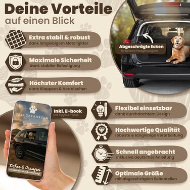 Сітка для собак у багажник авто | Якісна та міцна перегородка для багажника | Перегородка для багажника для собак