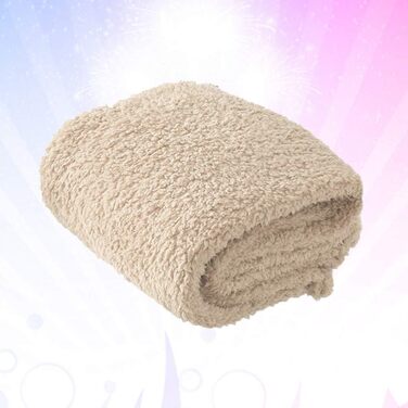 Balacoo Преміум флісова ковдра для собак, м'яка та тепла, плюшевий килимок для собак та котів, розмір L (бежевий)