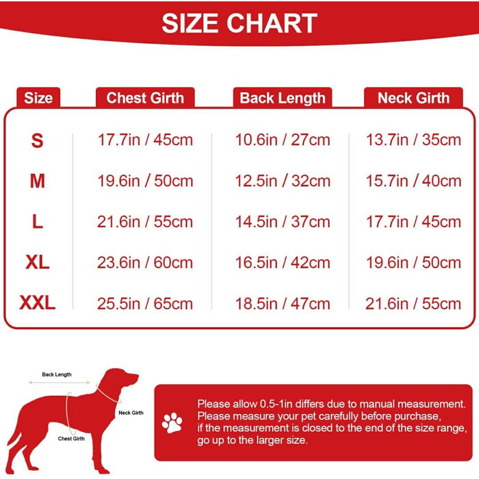 Зимовий одяг для собак PINA Hund: тепла куртка, жилет та вітрозахисний одяг для малих та великих собак, червоний колір, розмір S (Getaway Solids)