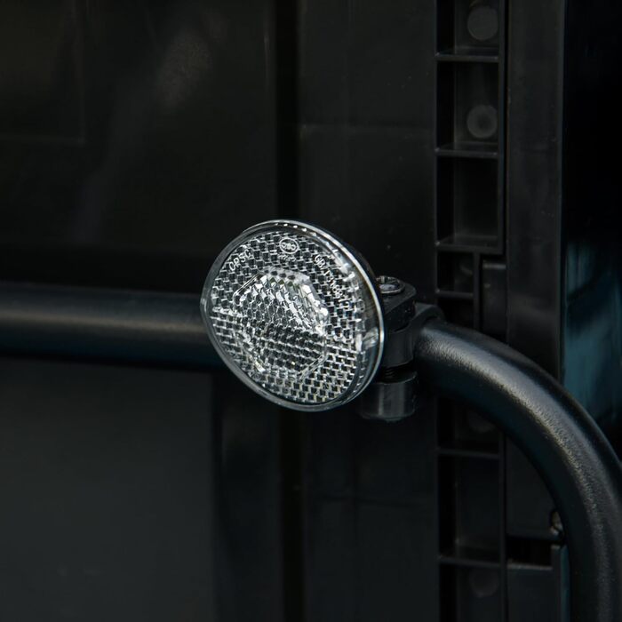 Причіп для велосипеда HOMCOM 65 л, чорний, вантажопідйомність 40 кг