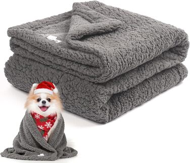 Водонепроникний коврик для собак Mora Pets, Extra Dick & Super Warm, 203x152 см, сірий. Легко прати, підходить для великих собак.