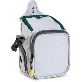 Сумка для ласощів для собак ALLSOPETS з інтегрованим диспенсером для відходів та кількома кишенями, біла