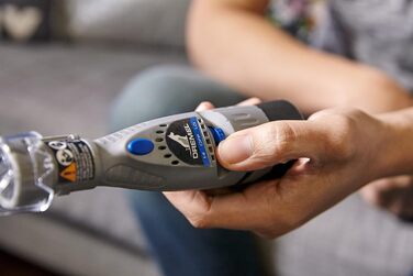 Електричний точило для кігтів Dremel 7020 PGK з тихим мотором, набір для стрижки кігтів (4 насадки; змінна швидкість 7000-18000 об/хв для котів та собак) з 4 шліфувальними дисками
