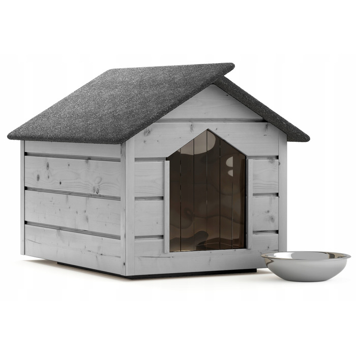 Будник для собак DogHouse, дерево, зовнішні розміри: 80 см x 64 см x 61 см