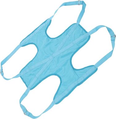 Гамак для домашніх тварин OKOVO, дихаючий, запобігає натиранню, регульовані ремені, шлейка для маленьких тварин (L), блакитний