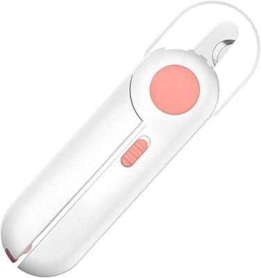 Ножиці для собак | Ножиці для обрізання кігтів собак, інструмент для догляду за лапами, шліфування для малих тварин, птахів, кошенят, обрізка кігтів для домашнього догляду за тваринами, рожеві