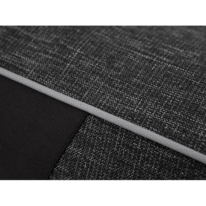 Крісло-лежанка для собак, лежанка-гніздо, м'яке ліжко для собак, 80x53 см, чорний колір, EKOLEIN