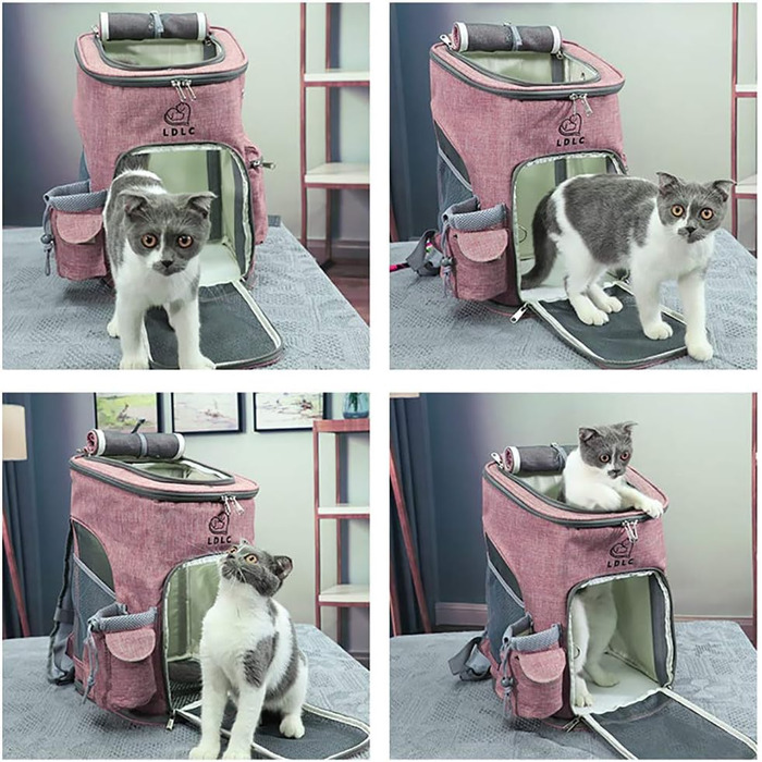 Рюкзак для домашніх тварин Outdoor: рюкзак для собак та котів (Сірий)