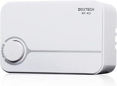 Boxtech акваріумний повітряний насос 5 Вт, регульована мембранна аераційна помпа з 2 виходами для акваріумів, тиха повітряна помпа для риб