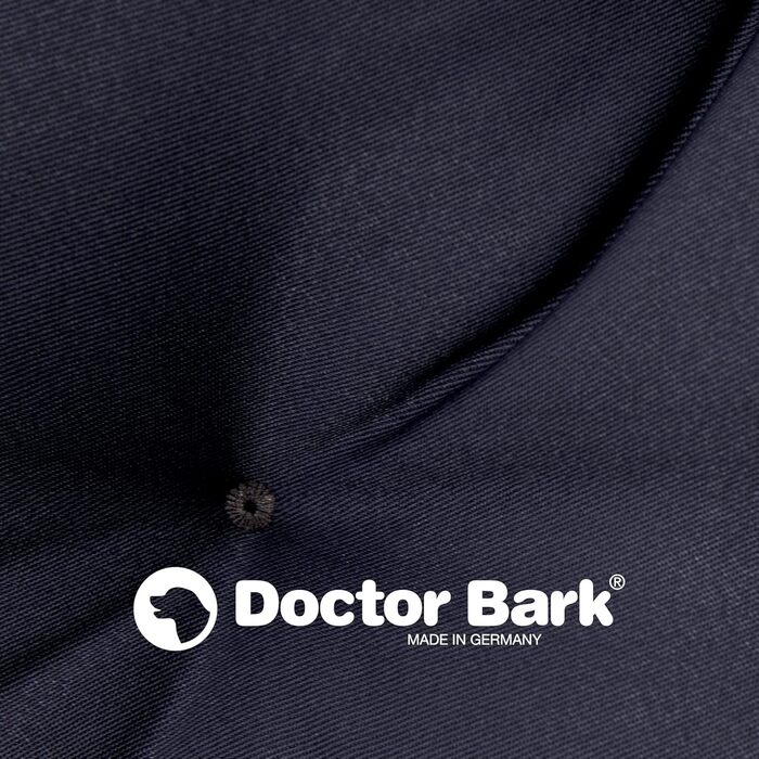Ортопедичне собаче ліжко Doctor Bark Urban - для середніх собак, 90x70 см, Königsblau (XL)