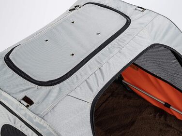 TrendPet Comfort Wagon L: Фарм'ятковий причіп для собак великих порід з амортизацією, алюмінієвий каркас